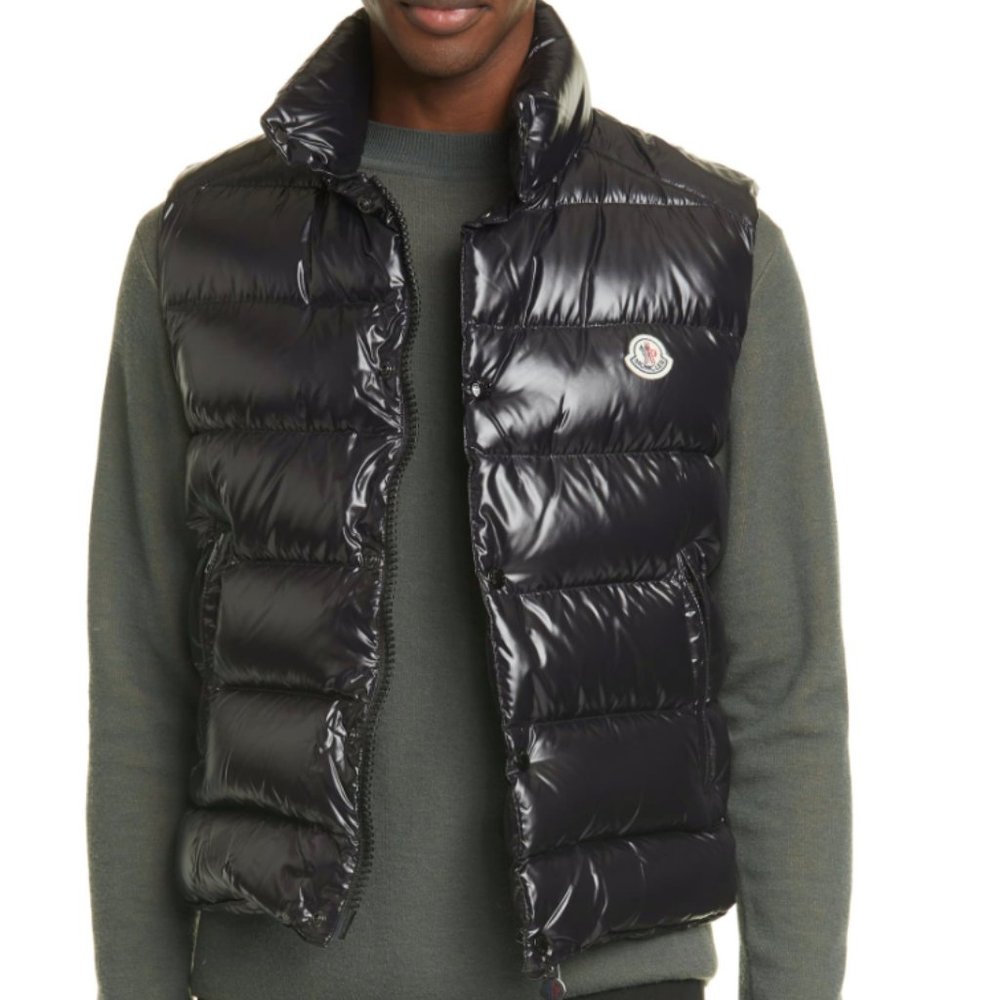 MONCLER TIB PUFFER DOWN VEST MENS  SIZE 1